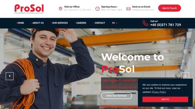 ProSol – Engineering & Industrial Solutions