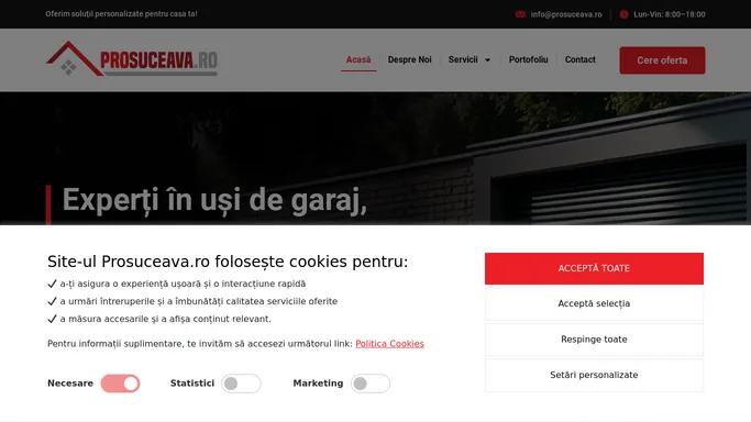 Experti in Usi de garaj | Rulouri | Inchideri terase