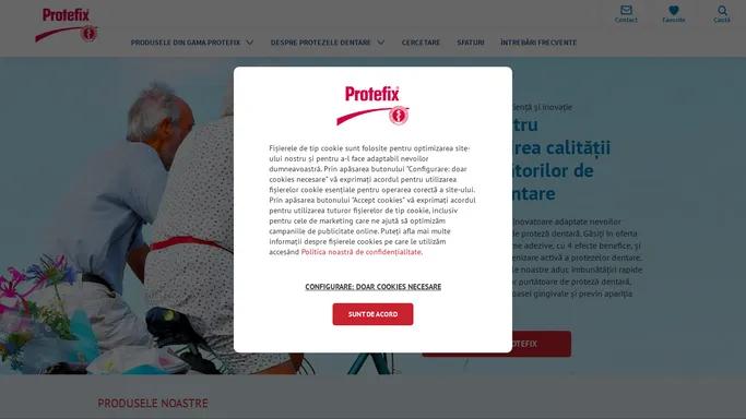 Protefix® adezivi inovatori pentru proteze dentare | Protefix