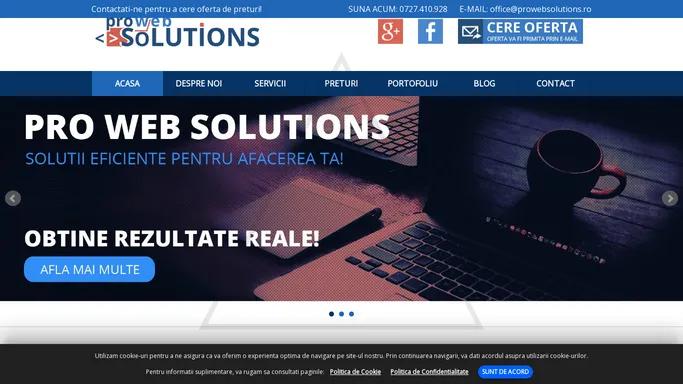 Creare Site Web - Optimizare SEO - Magazin Online
