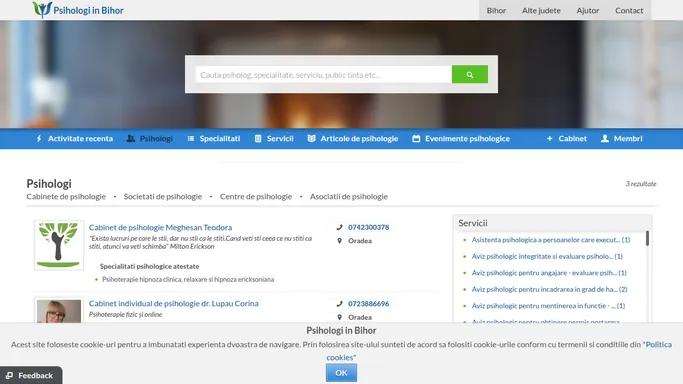 Psihologi in Bihor