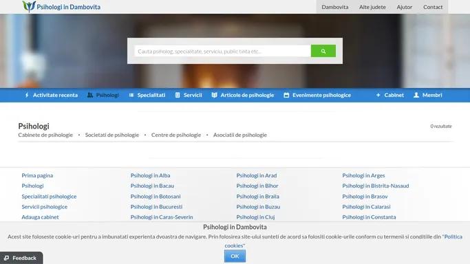 Psihologi in Dambovita
