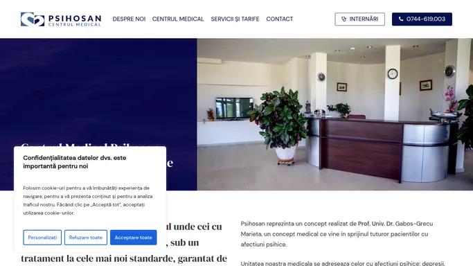 Centrul Medical Psihosan — Clinica privata de psihiatrie