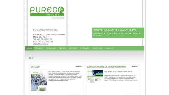 THE PURE ECO pentru o natura mai curata
