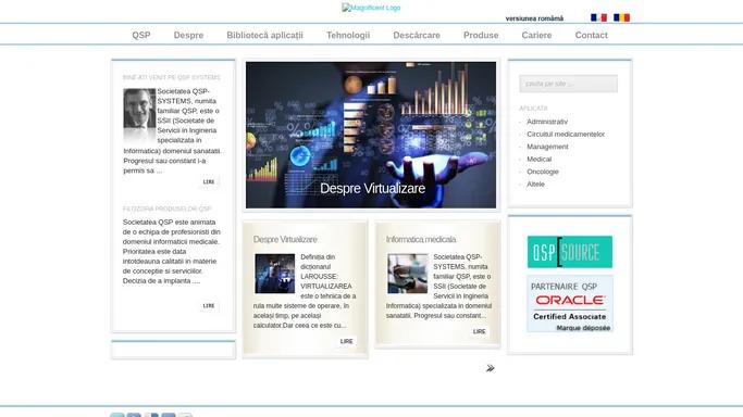 QSP | QSP este o Societate de Servicii in Ingineria Informatica specializata in domeniul sanatatii.