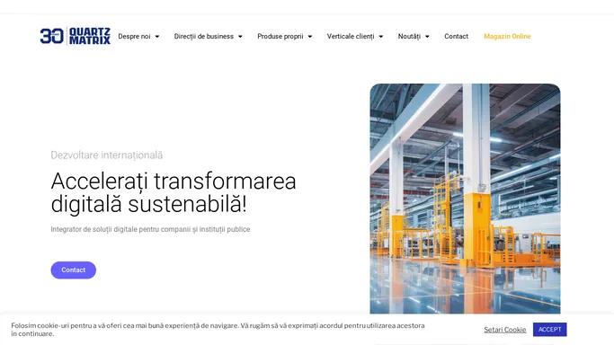 Solutii si servicii B2B | IT - Inginerie - Educatie - QUARTZ MATRIX