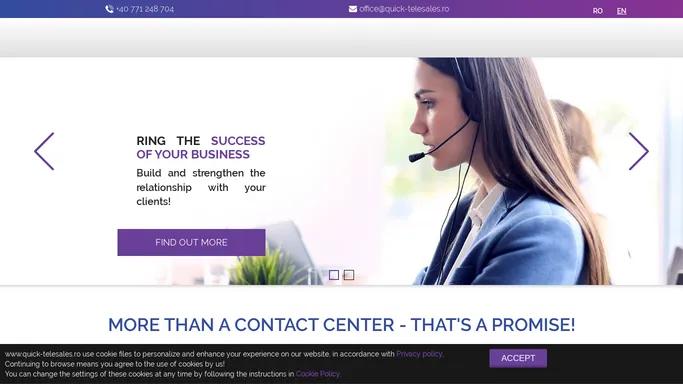 Quick Telesales call center services provider | Quick Telesales