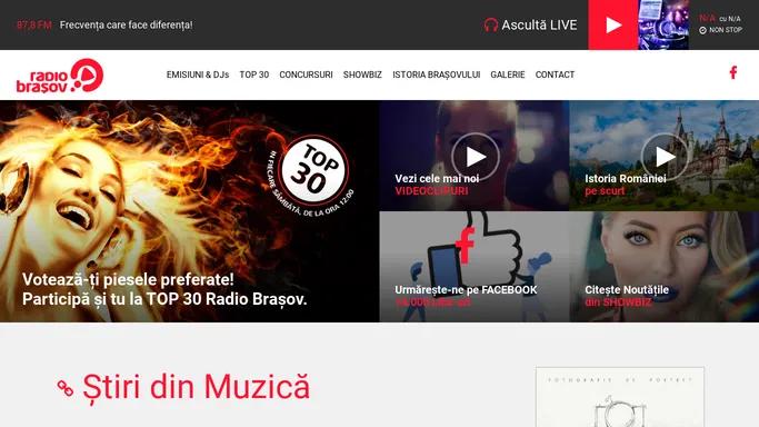 Radio Brasov | Asculta live sau pe frecventa 87.8 fm