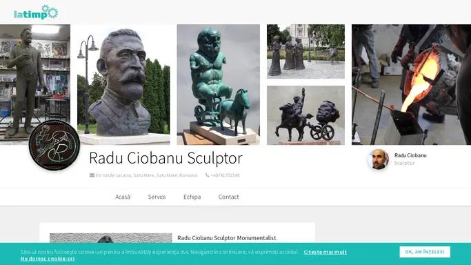 Sculptor Monumentalist Bronz Radu Ciobanu