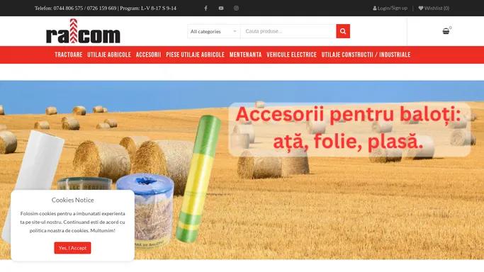 RALCOM SERV SRL – Tractoare, utilaje agricole, piese si accesorii, scuter electric