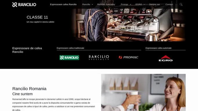 Espressoare cafea Rancilio - Unic distribuitor in Romania al Espressoarelor de cafea Rancilio