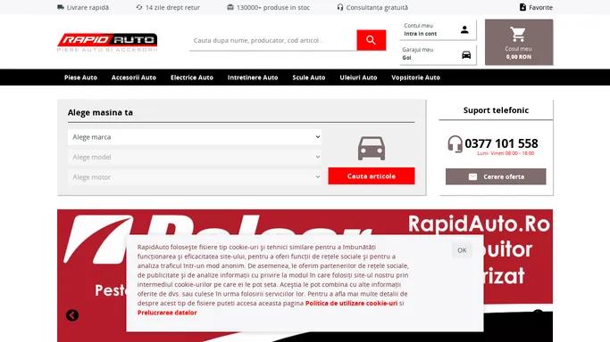 RapidAuto - Magazin Piese Auto Online - Cumpara acum - Livrare Rapida!