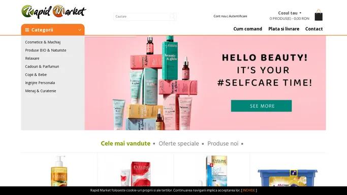 rapidmarket.ro - Cosmetice si parfumuri originale - Livrare gartuita peste 250 RON