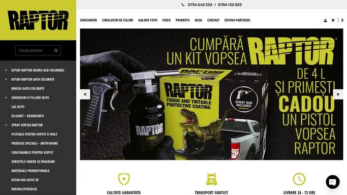 Homepage - raptorshop.ro