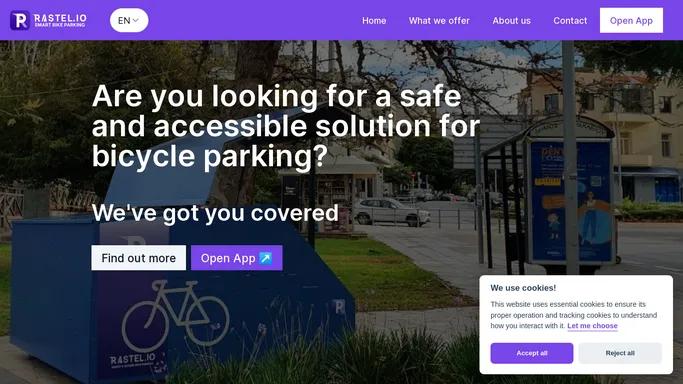 Rastel.io - Smart bike parking