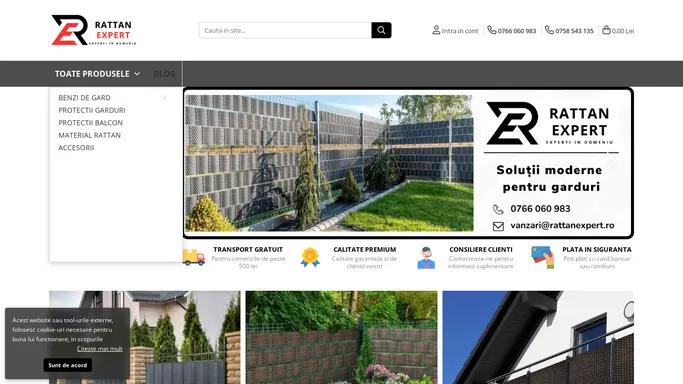 RATTAN EXPERT – solutii moderne pentru garduri