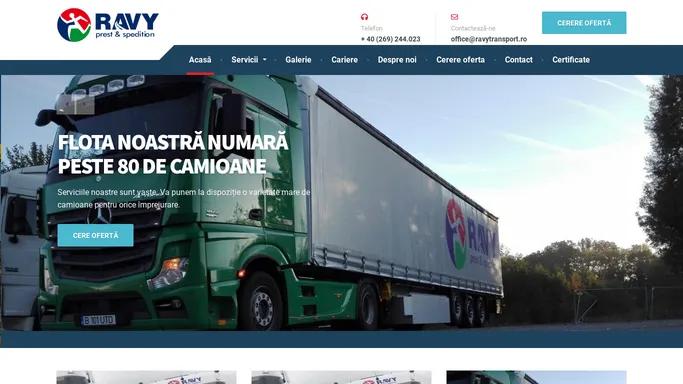 Acasa - Ravy Transport