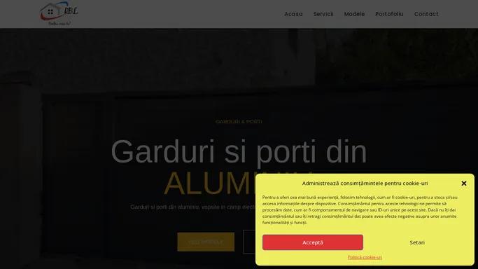 Garduri aluminiu - Garduri din aluminiu