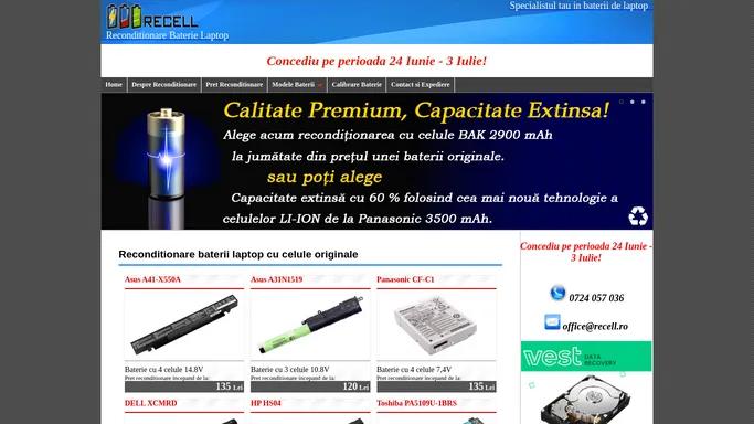 recell.ro | Reconditionare Baterie Laptop