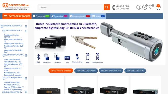 Magazin online Receptoare Antene TV satelit Camere supraveghere
