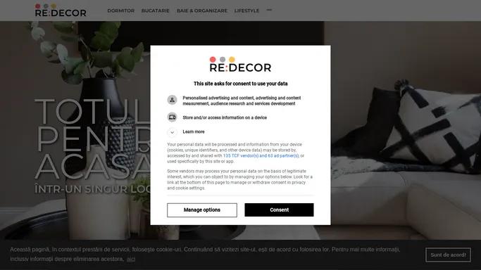 Decoratiuni interioare si accesorii - Redecor.ro