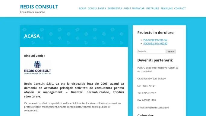 REDIS CONSULT – Consultanta in afaceri