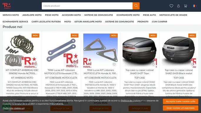 RedMotors - Magazin online de piese moto, accesorii moto, ,consumabile moto si echipamente moto.