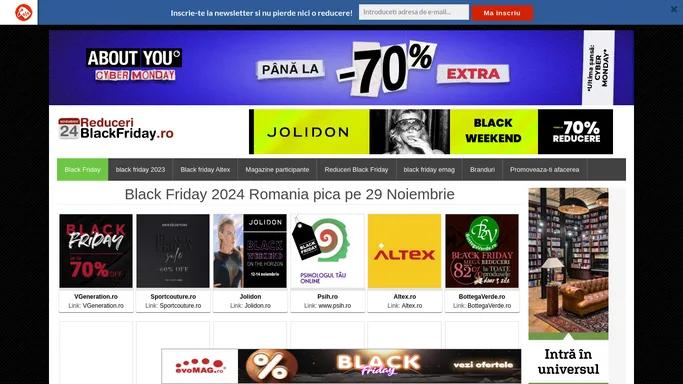 Black Friday 2024 - Site-ul NR. 1 din Romania | ReduceriBlackFriday.ro