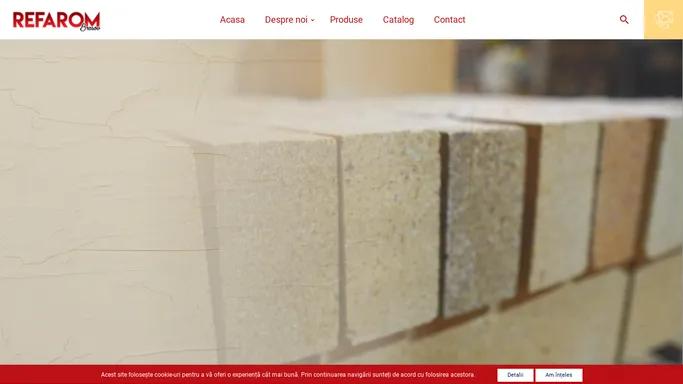 Caramizi, betoane, mortare refractare - produse foseco, creuzete grafit - Refarom Brasov | Refarom-Caramizi, betoane, mortare refractare - produse foseco, creuzete grafit, echipamente de gazare, fluxuri de turnare, fibre ceramice