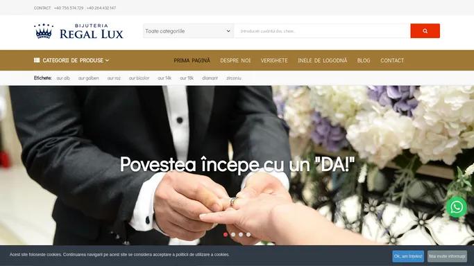 REGALLUX - Prima pagina