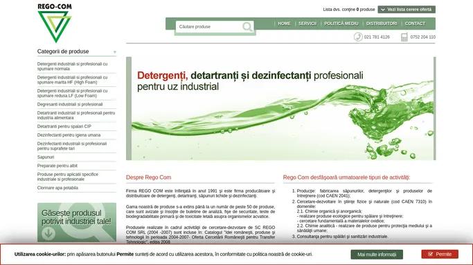 Home - Rego com, detergenti industriali