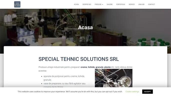 Special Technic Solutions SRL – Executam Lucrari Mecanice : strungarie, frezare, alezare, gaurire etc. site