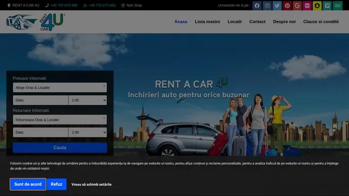 Rent a Car | Inchirieri auto - Masini de inchiriat Bacau Iasi