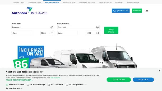 RentaVan.ro - Inchiriere Autoutilitare