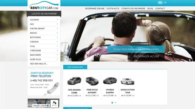 RentCityCar - | Inchirieri masini, Rent a Car in Romania - Inchiriaza masini la preturi mici