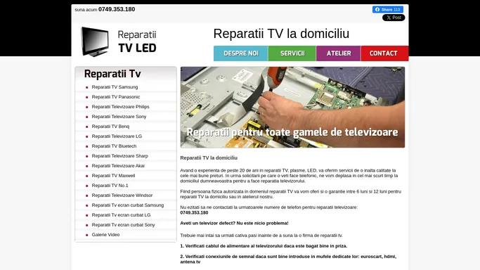 Reparatii TV, reparatie televizoare la domiciliu