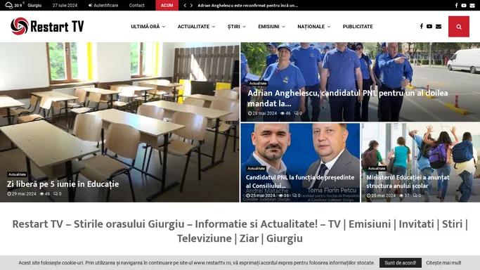 Stiri Emisiuni Televiziune Ziar Giurgiu - Informatie si Actualitate!