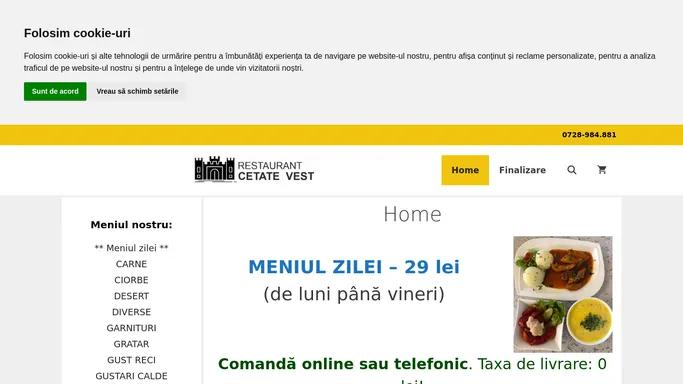 Restaurant Cetate Vest – Ploiesti – comanda online mancare buna