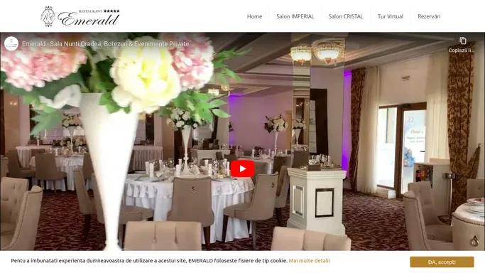 Restaurant Emerald - Sala de evenimente Oradea - nunti, botezuri, petreceri private