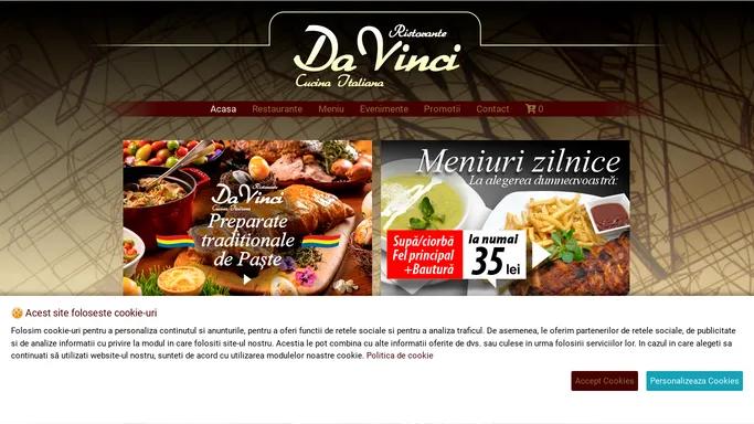 Restaurant DaVinci, Ploiesti | Pagina Principala - restaurantdavinci.ro