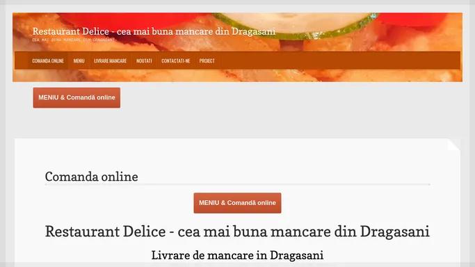 Restaurant Delice - cea mai buna mancare din Dragasani