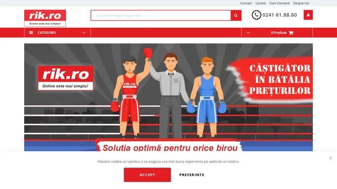 RIK.ro magazin birotica si papetarie. ✔ Online este mai simplu!