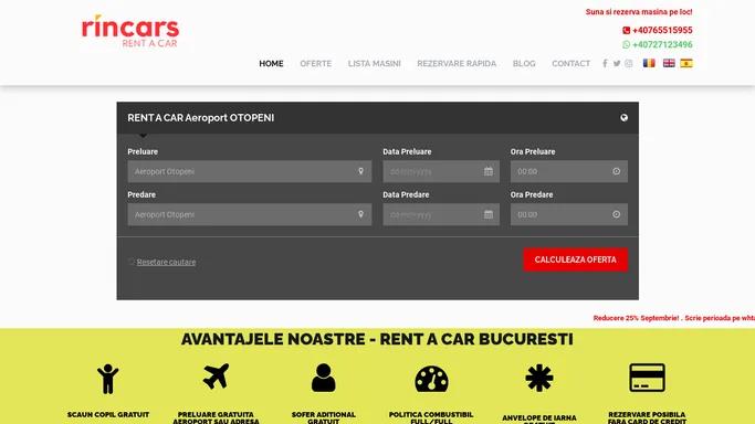 Rent a Car Bucuresti - Rent a car Bucharest - RINCARS