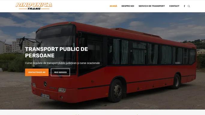 Rindunica Trans – Transport public de persoane