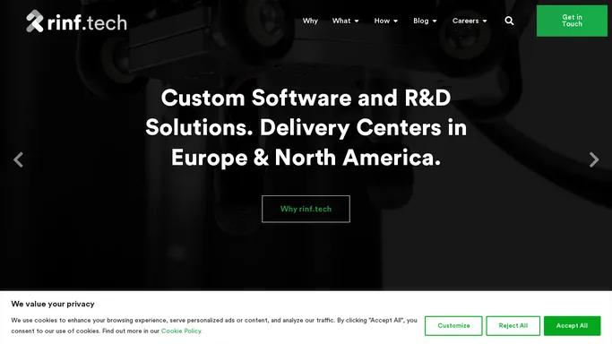 Custom Software Development Company in Romania – rinf.tech