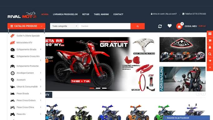 Echipamente moto | accesorii moto | Piese moto |Rivalmoto.ro