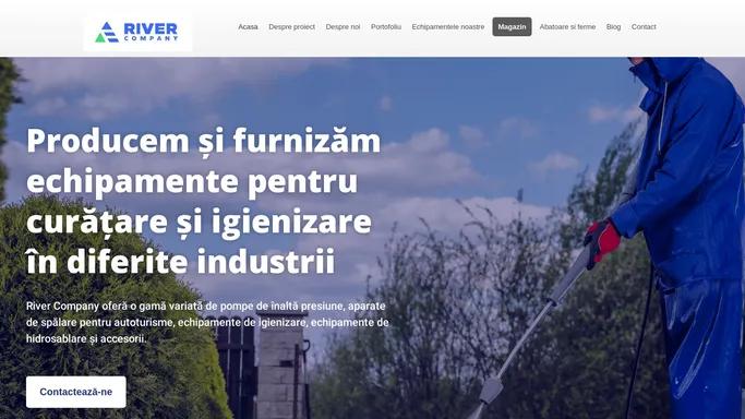 River Company - echipamente curatare si igienizare industrii