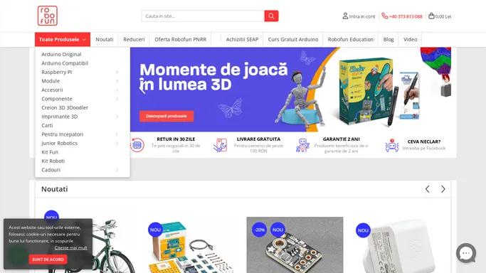 Robofun - Magazin Online de Robotica Arduino si Raspberry PI