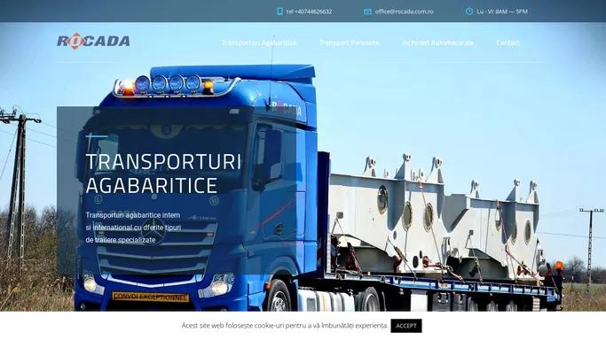 Firma de transport marfuri si persoane | Rocada Serv