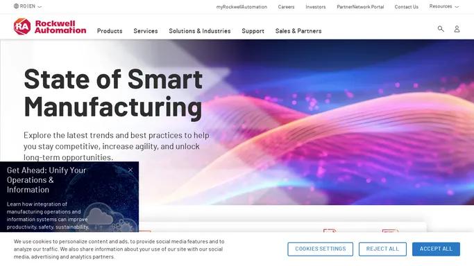 Smart Manufacturing Industrial Automation | Rockwell Automation | UK